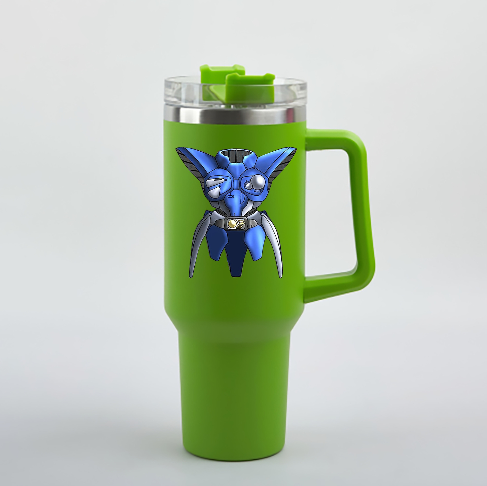 （画像用） 遊☆戯☆王 Yu-Gi-Oh! 1200mL車用タンブラー - クリスタルステッカー（プラスチックストロー付き）